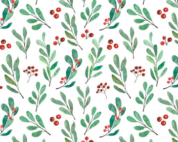 MRECTN-RAMAS Mantel individual rectangular ramas (SET DE 4) navidad
