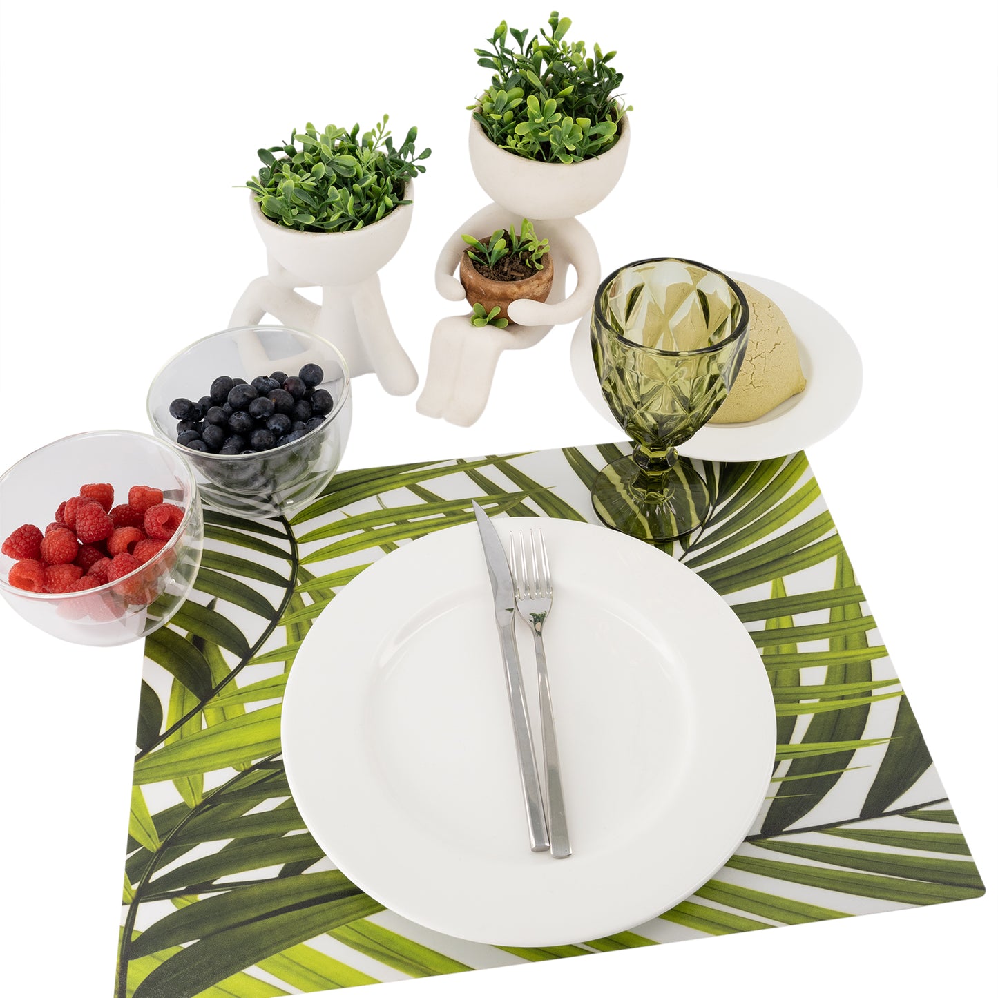 MREC-PAL: Mantel individual rectangular PVC Palmas centro