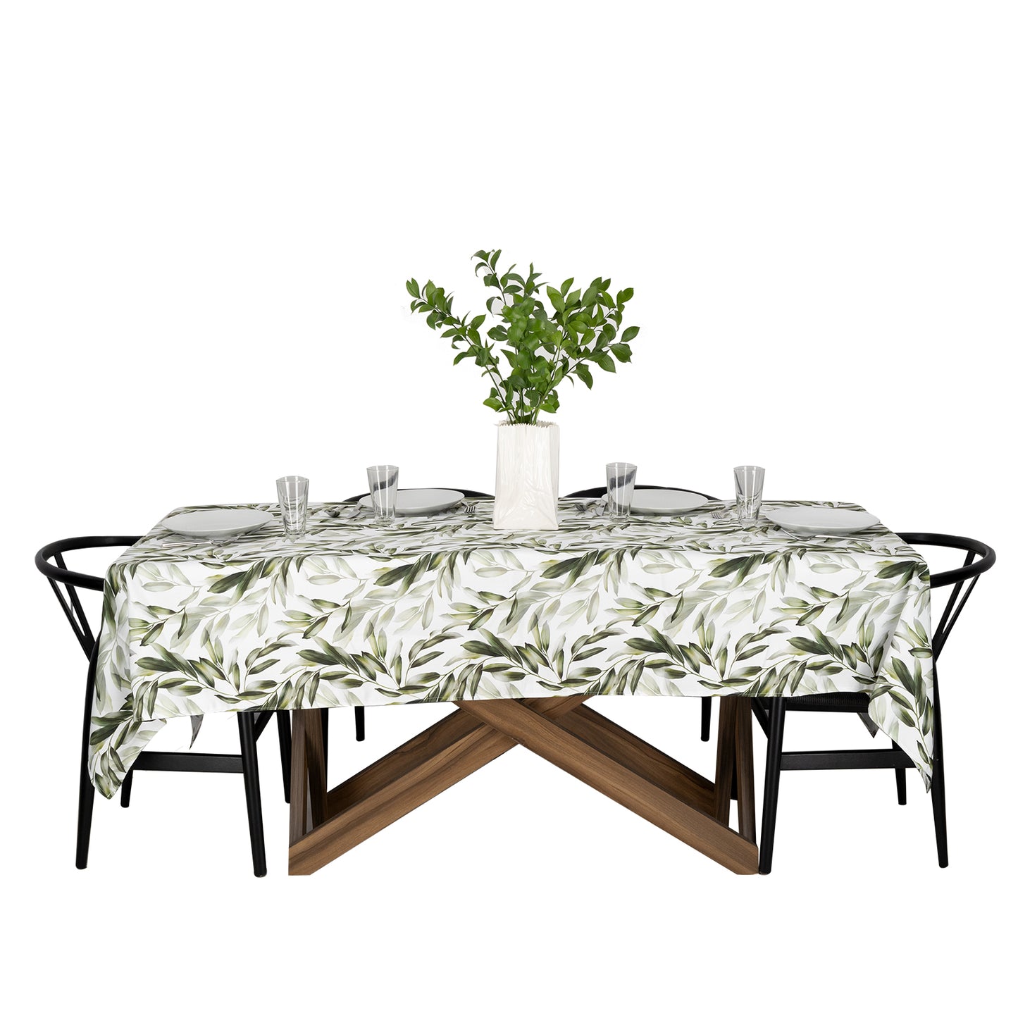 MRECEXT-HOJAS: Mantel rectangular Hojas