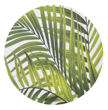 MR-PAL: Mantel individual redondo PVC Palmas centro