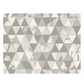 MREC-BLANCO: Mantel individual rectangular PVC Geométrico gris