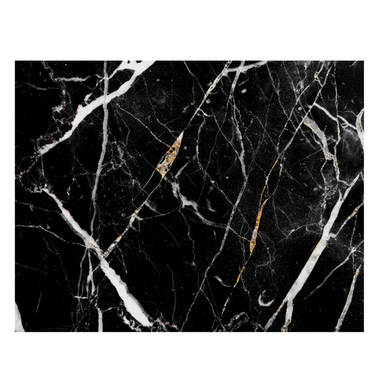 MREC-MNEGRO Individual rectagular PVC marmol negro