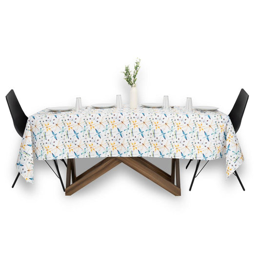 MRECEXT-LIBBLA : Mantel rectangular libelulas