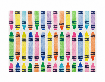 4IRECV-CRAYO TEJIDO DE VINIL RECTANGULAR INFANTIL Crayolas