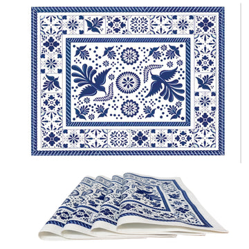 4MRECT-CERAMICA: individual tela CERAMICA (set de 4)
