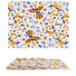 MRECT-PAJMEX: Mantel individual tela Mexicano color (set de 4)