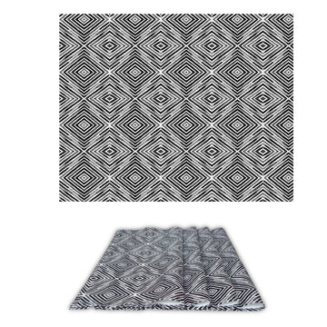 MRECT-ROMBOS: Mantel individual tela Rombos (set de 4)