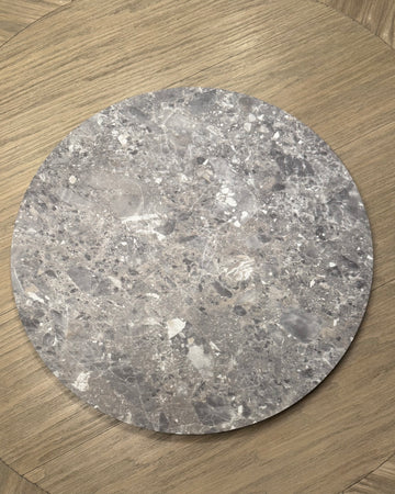 LS-PIEDRAGRIS  Lazy Susan madera color piedra gris
