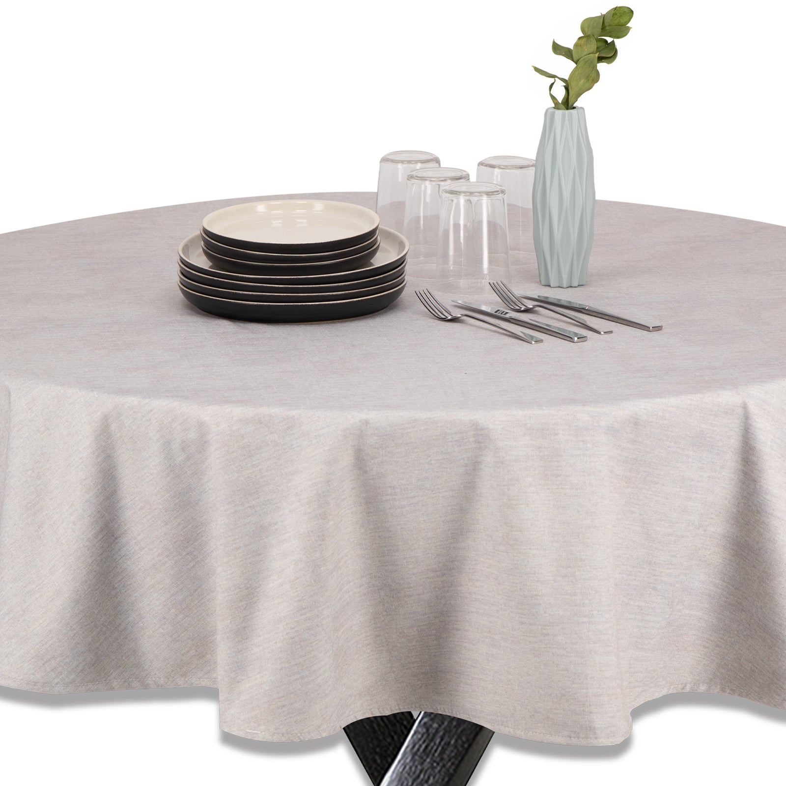 MREXT-BEIGE: Mantel redondo BEIGE