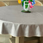 MREXT-BEIGE: Mantel redondo BEIGE