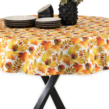 MREXT-OTO: Mantel redondo otoño