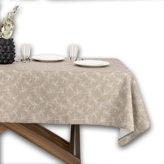 MRECEXT-LIBGRIS: Mantel rectangular Libélula gris