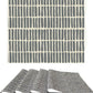 MRECT-LADOLI: Mantel individual tela ladrillo olivo (set de 4)
