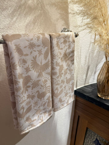 2TC-MEXBEIGE Set de 2 toallas de cocina mexicano beige