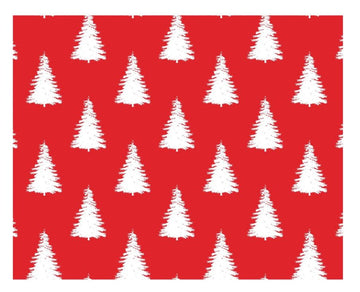 MRECTN-PINOROJO Individual de tela navidad  pino rojo(Sets de 4)