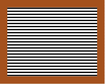 MRECT-RAYNEG Mantel individual tela rayas negras ( set de 4)