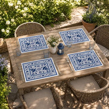 MRECT-CERAMICA: Mantel individual tela CERAMICA (set de 4)