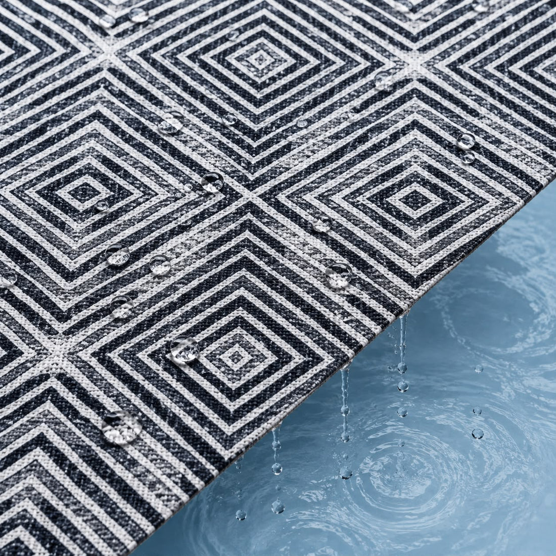 IRECV-ROM TEJIDO DE VINIL RECTANGULAR Rombos