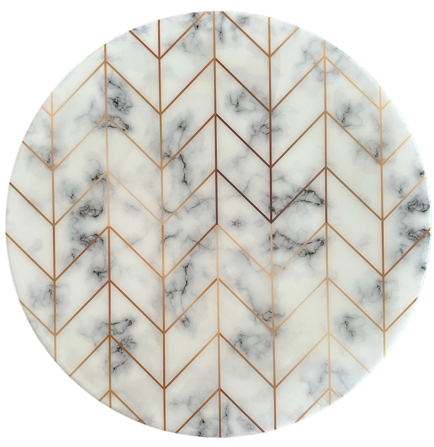 LS-MBLANCO  Lazy Susan MARMOL BLANCO  Tamaño 48cm diámetro