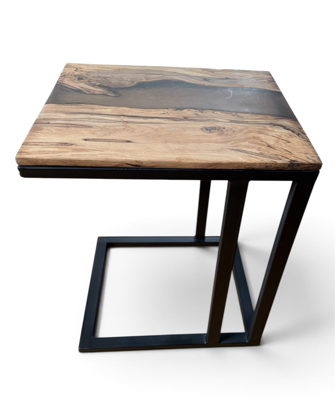 Mesa de grapa para sillón cobre