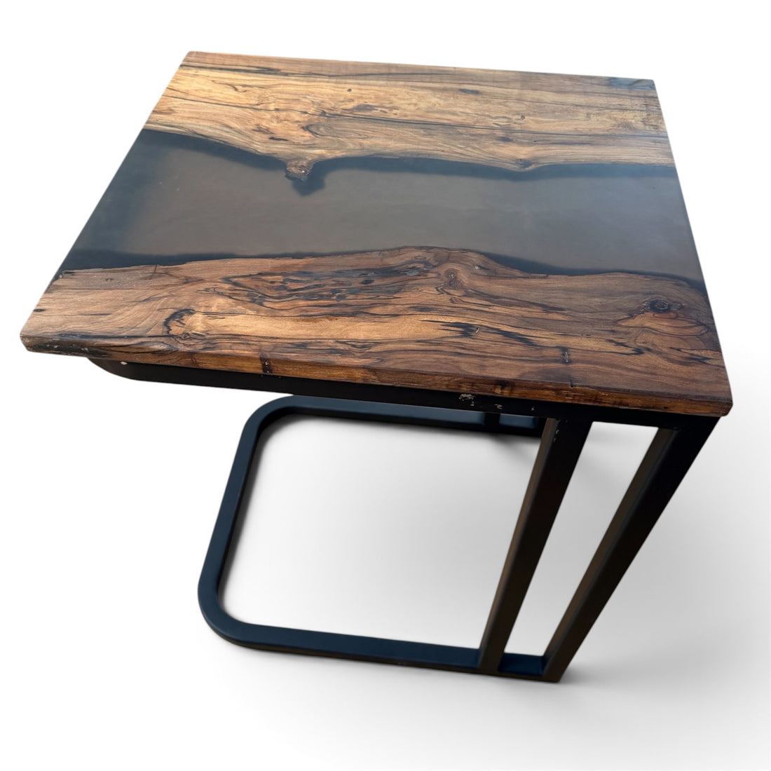 Mesa de grapa para sillón humo