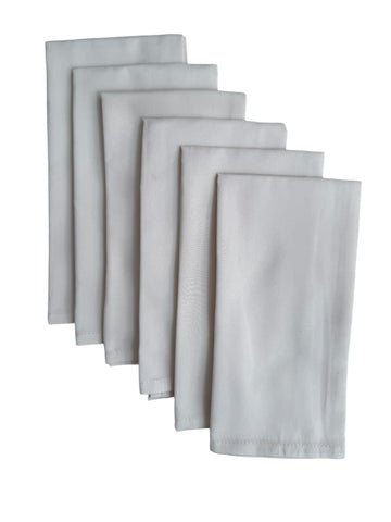 set de 6 servilletas beige  6S-BEIGE