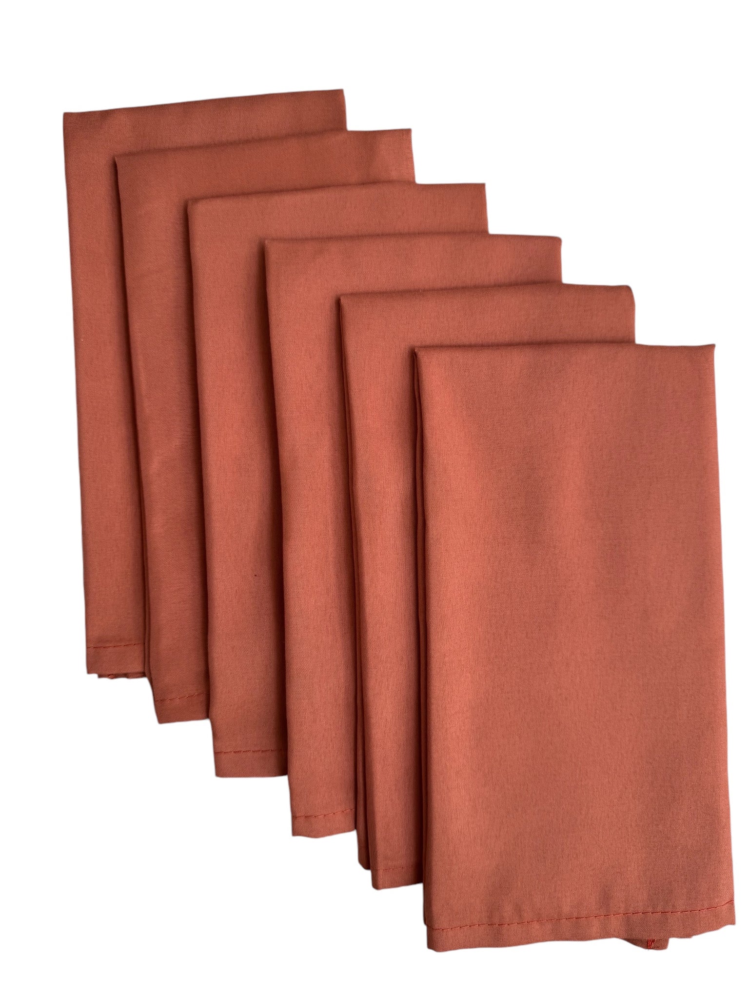 set de 6 servilletas  terracota 6S-TERRA
