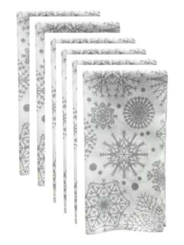 set de 6 servilletas navidad listones 6SN-NIEVE