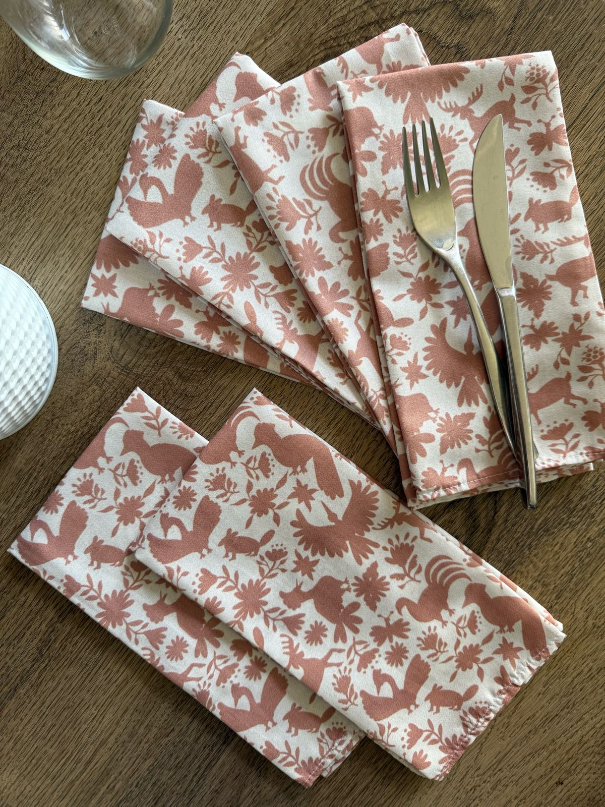set de 6 servilletas mexicano terracota 6SN-MEXTERR