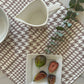 MRECT-DISBEIGE: Mantel individual tela diseño beige (set de 4)