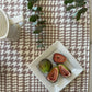 MRECT-DISBEIGE: Mantel individual tela diseño beige (set de 4)
