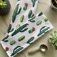 2TC-CACTUS Set de 2 toallas de cocina y baño