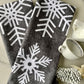 2TCN-COPOGRIS Toalla de cocina navidad copos gris (set de 2)