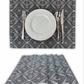 MRECT-ROMBOS: Mantel individual tela Rombos (set de 4)