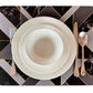 MREC-GEO Mantel Individual Rectangular PVC Geométrico negro