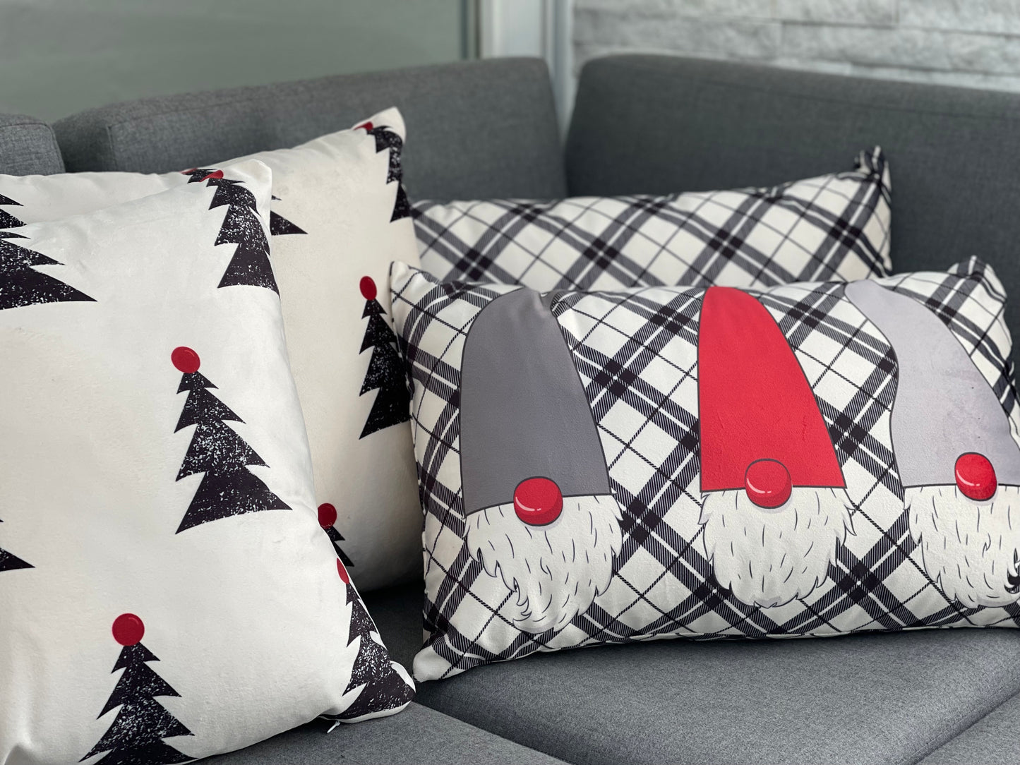 Cojin Navidad Pinos