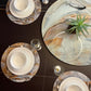 MR-MCAFE: Mantel individual redondo PVC Mármol café