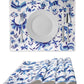 MRECT-MEXA: Mantel individual tela Mexicano azul (set de 4)