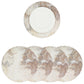 MR-MBEIGE: Mantel individual redondo PVC Mármol beige
