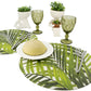 MR-PAL: Mantel individual redondo PVC Palmas centro