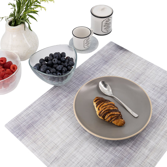 MREC-DEGRA: Mantel individual  rectangular PVC Degradado gris