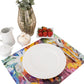 MREC-FLOR: Mantel individual rectangular PVC Flores