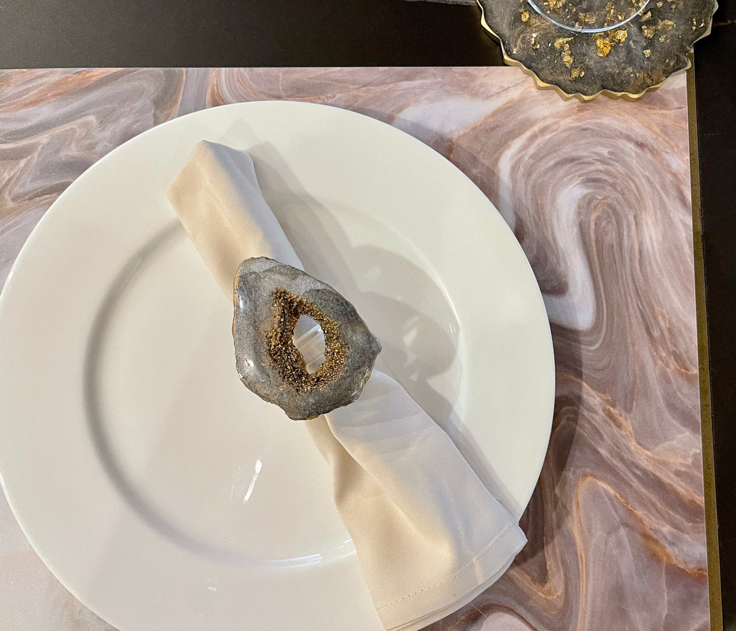 MREC-MBEIGE: Mantel individual PVC Mármol beige
