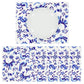MREC-MEXA: Mantel individual rectangular PVC mexicano azul