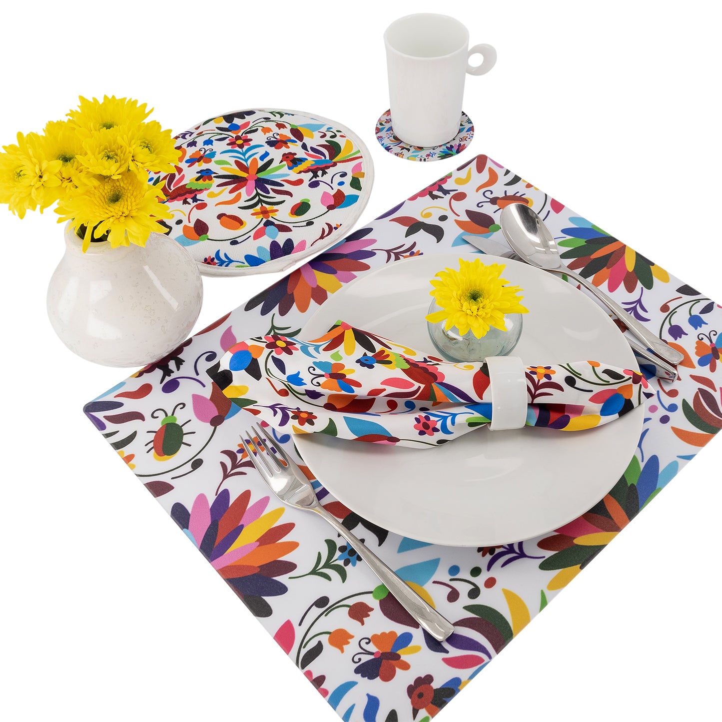 MREC-MEXC: Mantel individual rectangular PVC Mexicano color