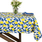 MRECEXT-LIM: Mantel rectangular Limones