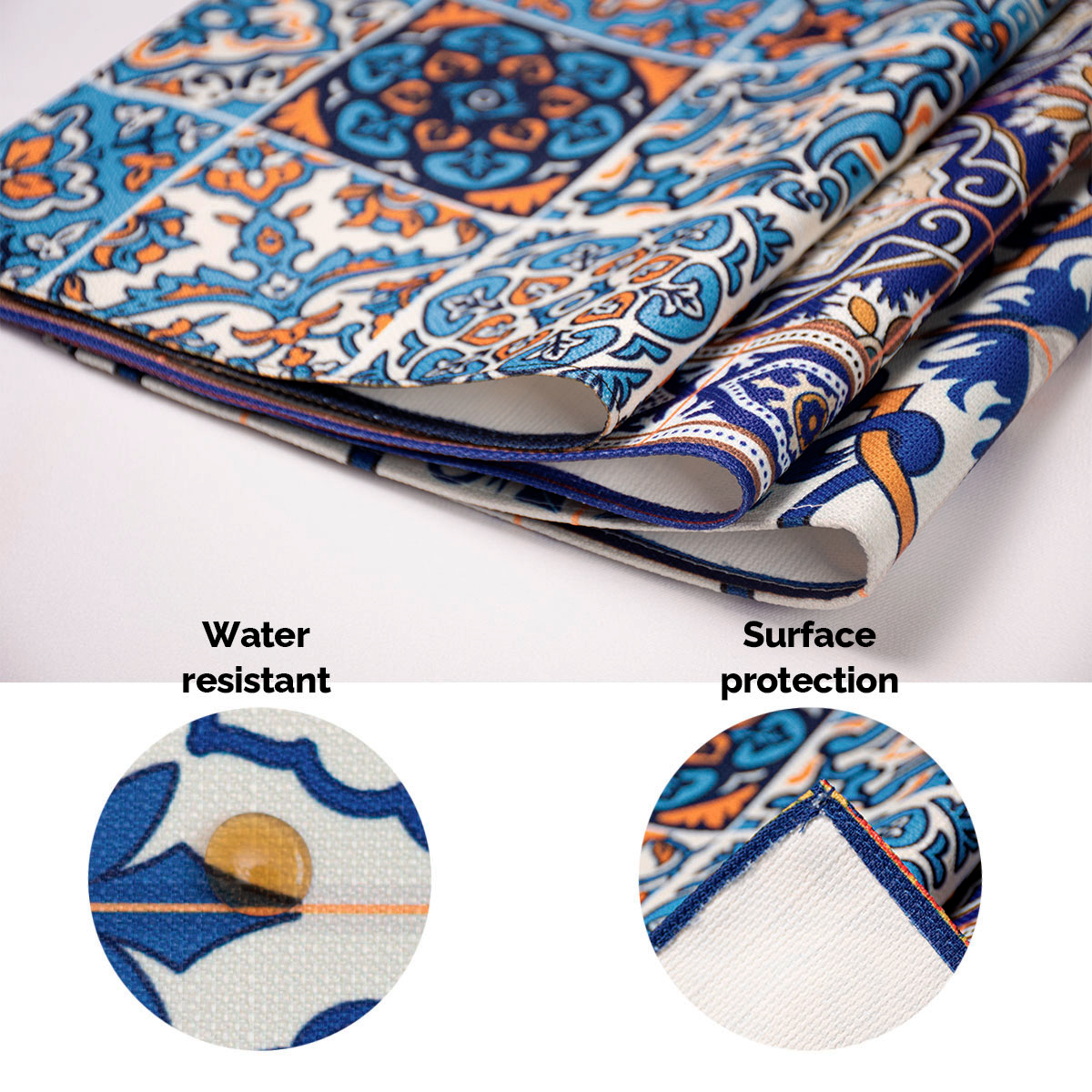 MRECT-MOSMEX: Mantel individual tela Mosaico mexicano (set de 4)