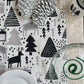 MRECTN-RENOS Individual de tela navidad renos (Set de 4)
