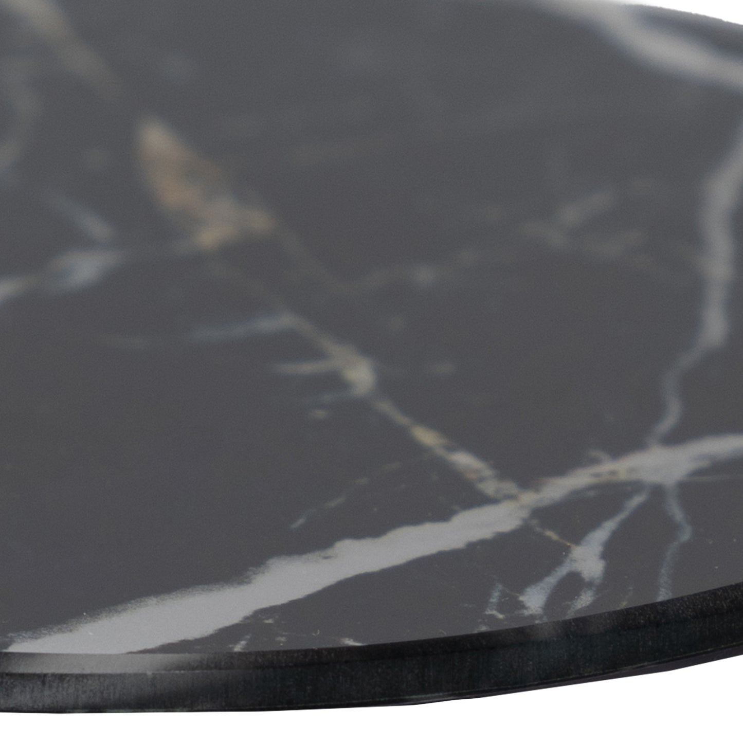 PV-MNEGRO: Portavasos de vidrio Mármol Negro